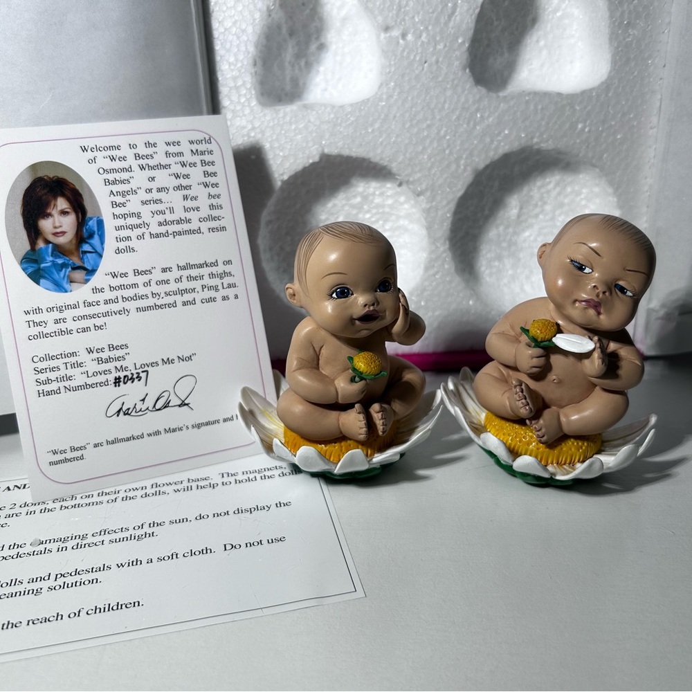 Marie Osmond Wee bies Babies "Loves Me, Loves Me Not” No. 337 New In Box